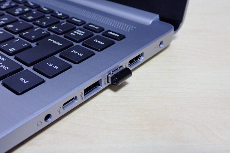 エレコム Bluetooth USBアダプタ LBT-UAN05C2をノートPCで使用