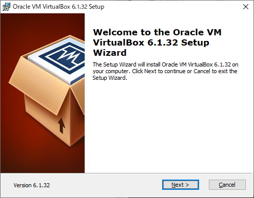 Oracle VM VirtualBoxのインストール