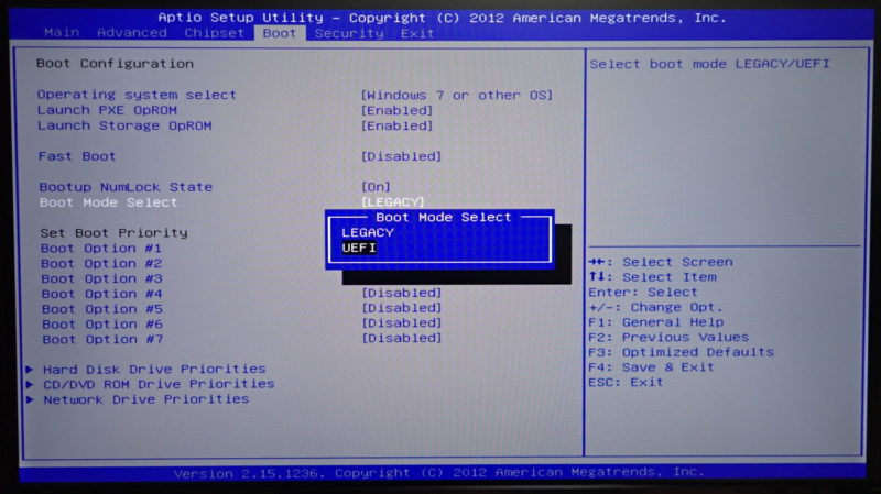 Windows 10 MBR2GPT レガシーBIOS／UEFI